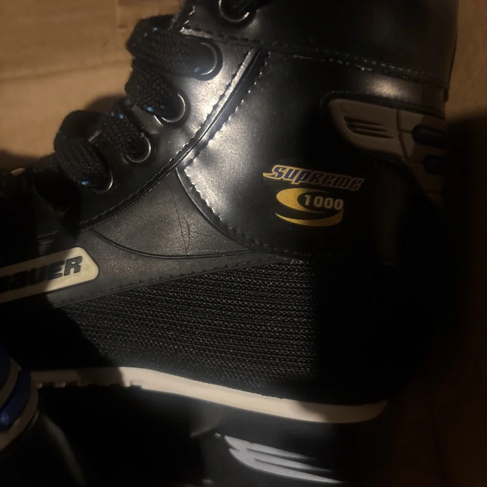 Bauer Black and Silver Hockey Skates - Picture 6 of 11